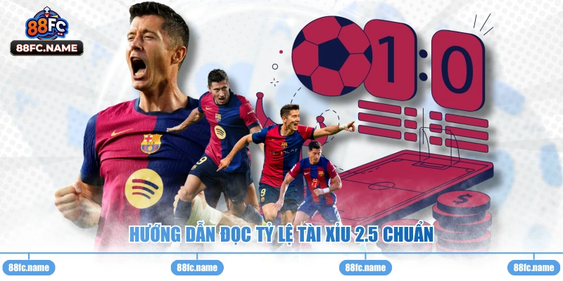 Hướng dẫn đọc tỷ lệ tài xỉu 2.5 chuẩn