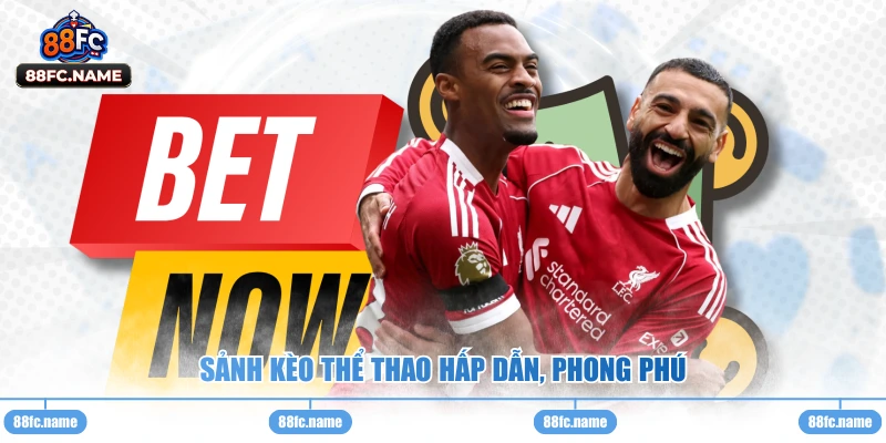 Sảnh kèo thể thao hấp dẫn, phong phú